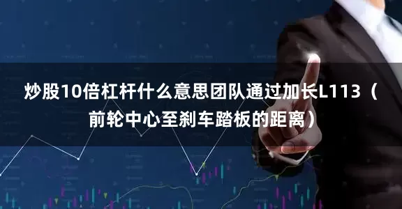 炒股10倍杠杆什么意思团队通过加长L113（前轮中心至刹车踏板的距离）